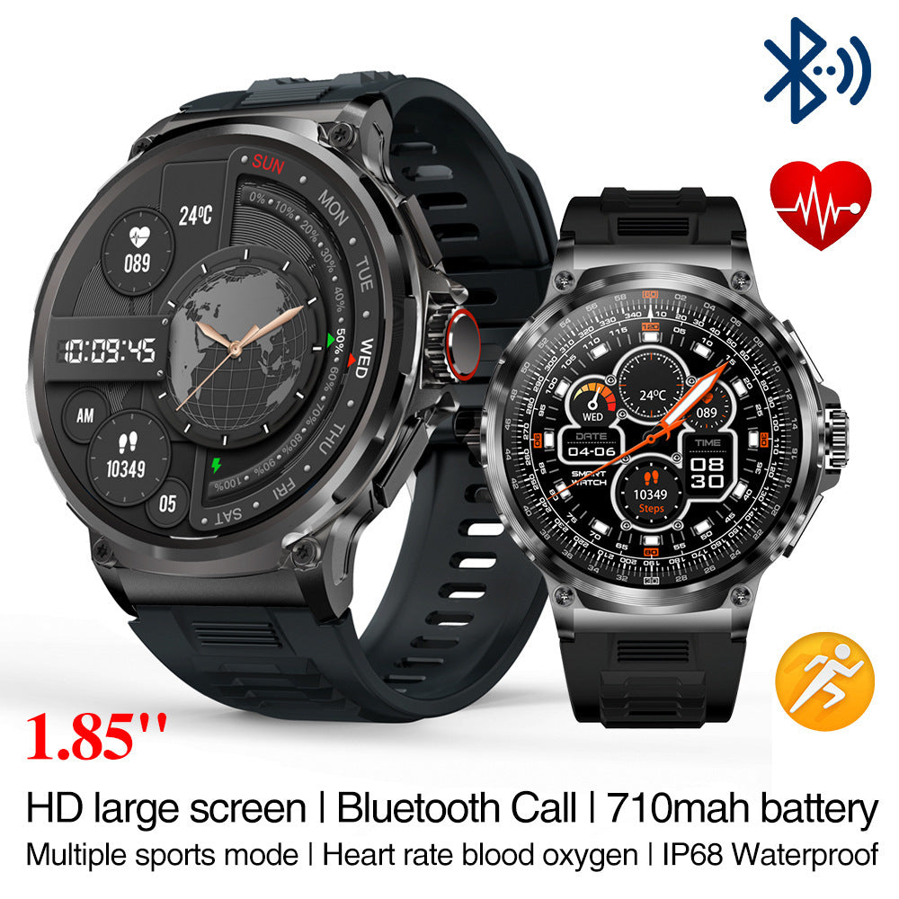 V69 Smartwatch with 1.85-inch Bluetooth Calling Screen