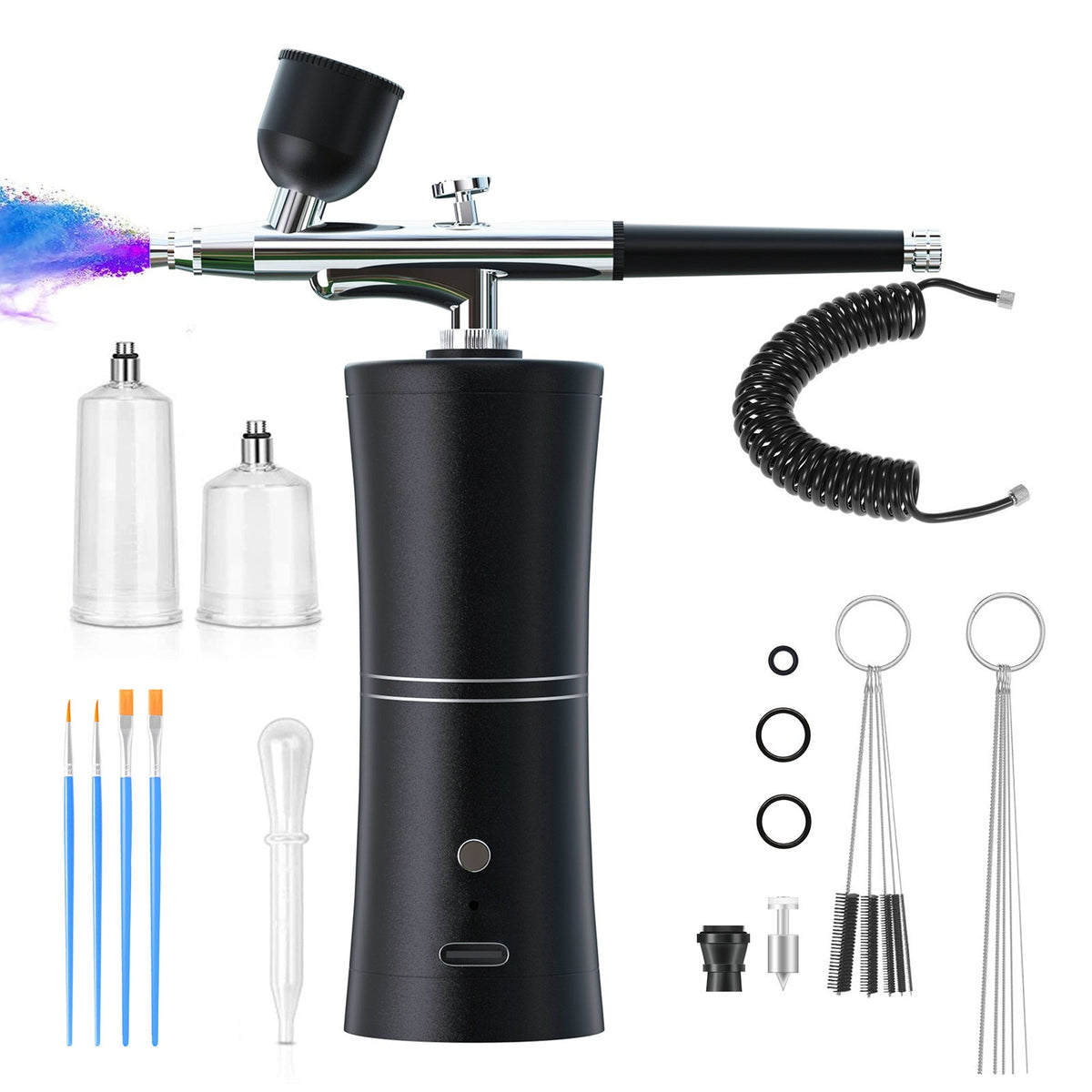 Electric Airbrush Kit with Compressor