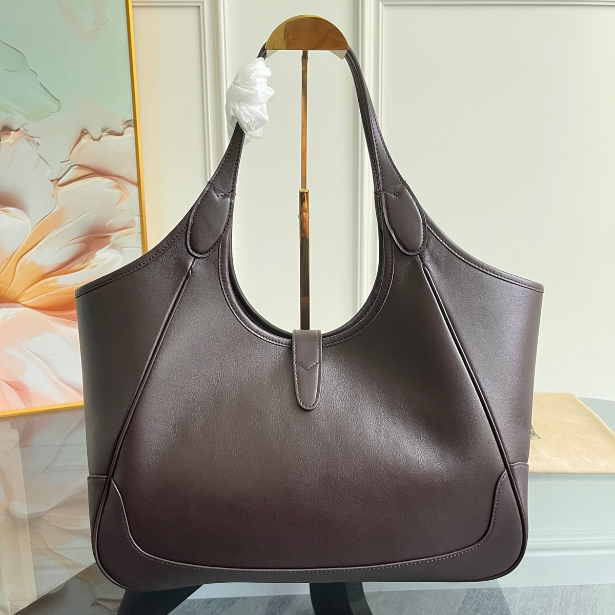 Gi Mercato Medium Tote Bag Lambskin 35 cm