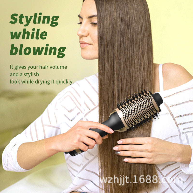 Volumizing hair dryer brush