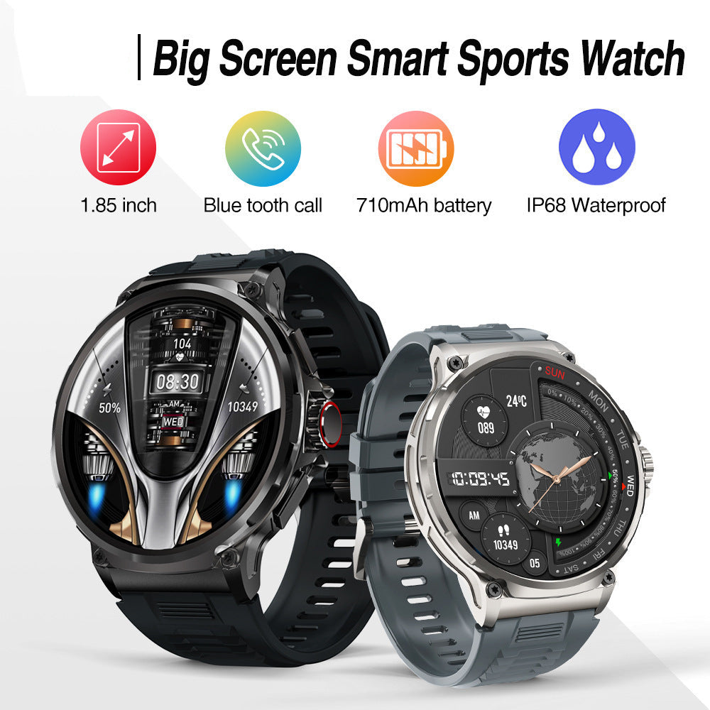 V69 Smartwatch with 1.85-inch Bluetooth Calling Screen