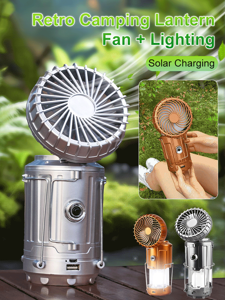 It is an emergency lamp that never goes out and a fan that never stops 🌟 It is forever powered 🌟 With just 2 hours of sufficient sunlight, it fully charges and can be used continuously for 3 days without needing to plug in 🌟