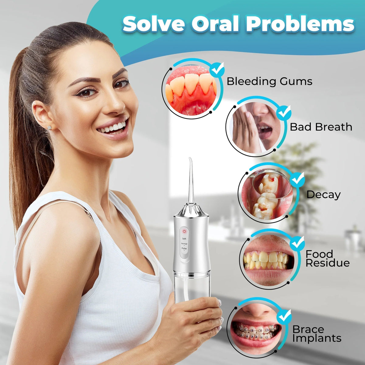 Cordless Oral Irrigator – 4 Tips