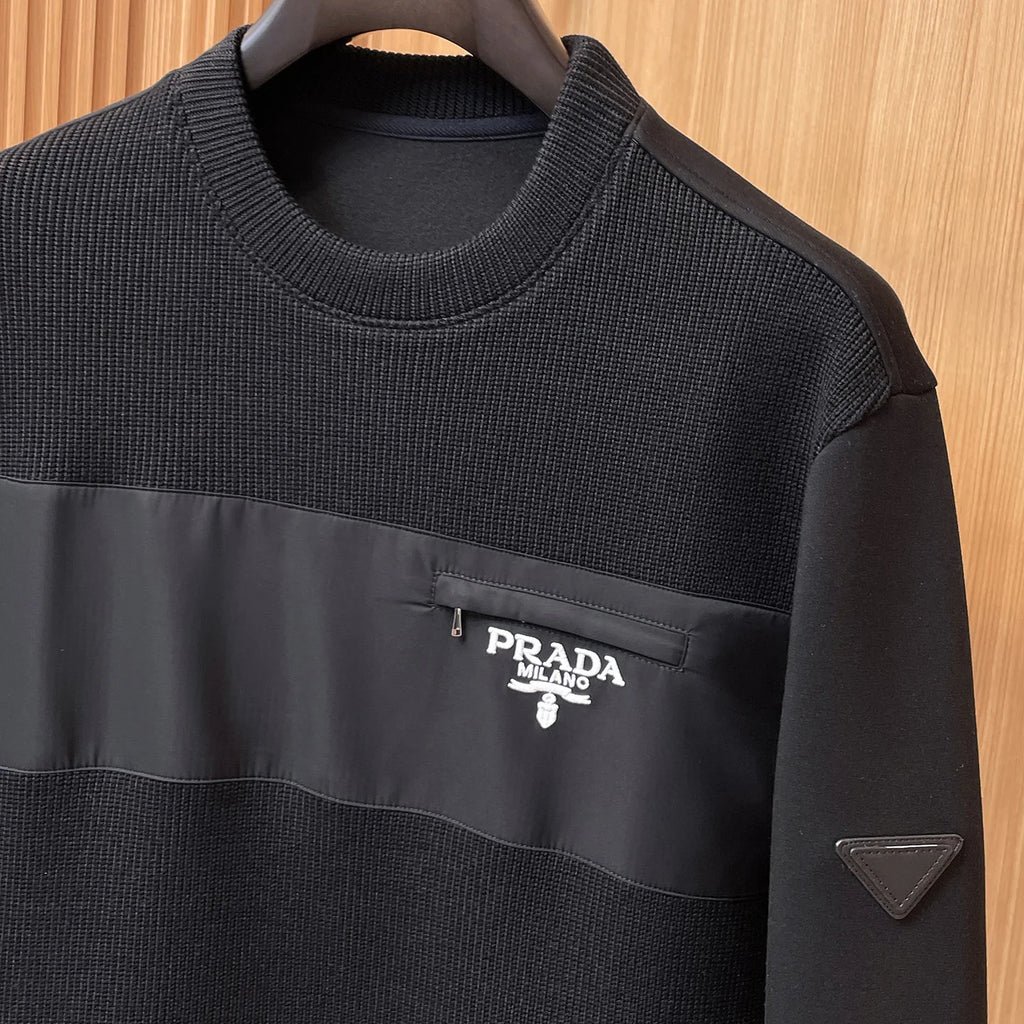 New Pullover Knit Sweatshirt 1025101330
