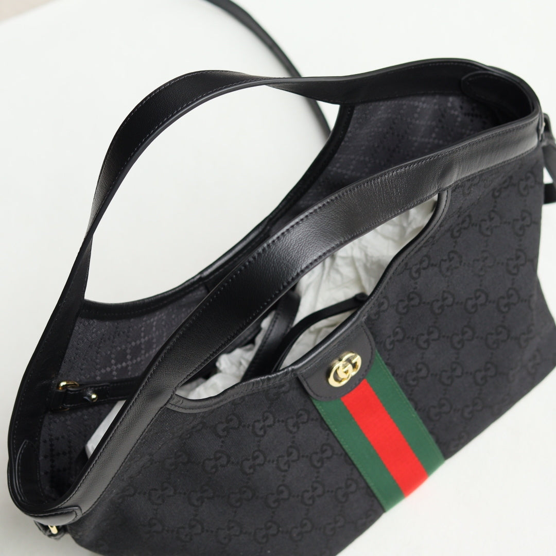 Gi 2026 Giglio Shoulder Bag 25cm Canvas Calfskin