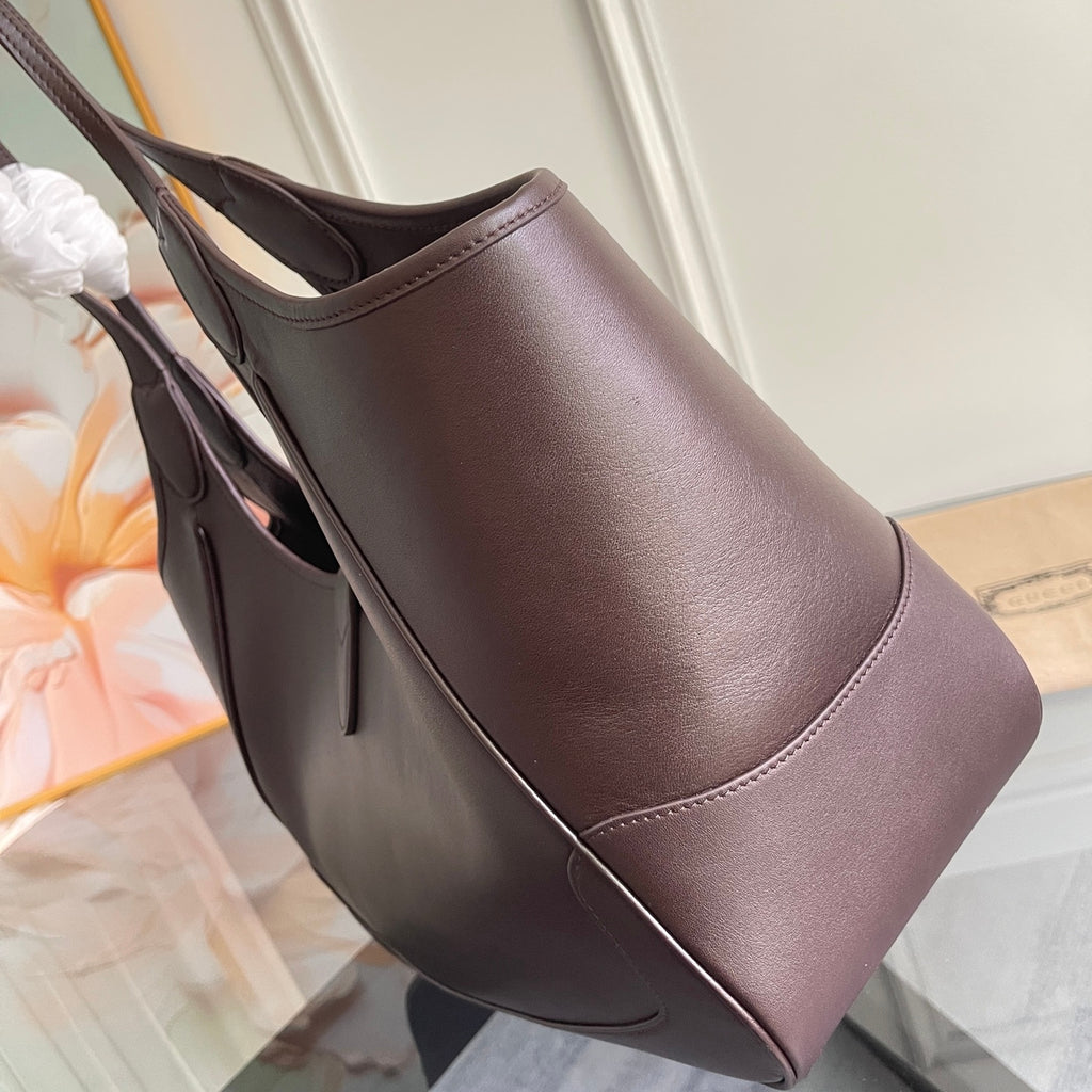 Gi Mercato Medium Tote Bag Lambskin 35 cm