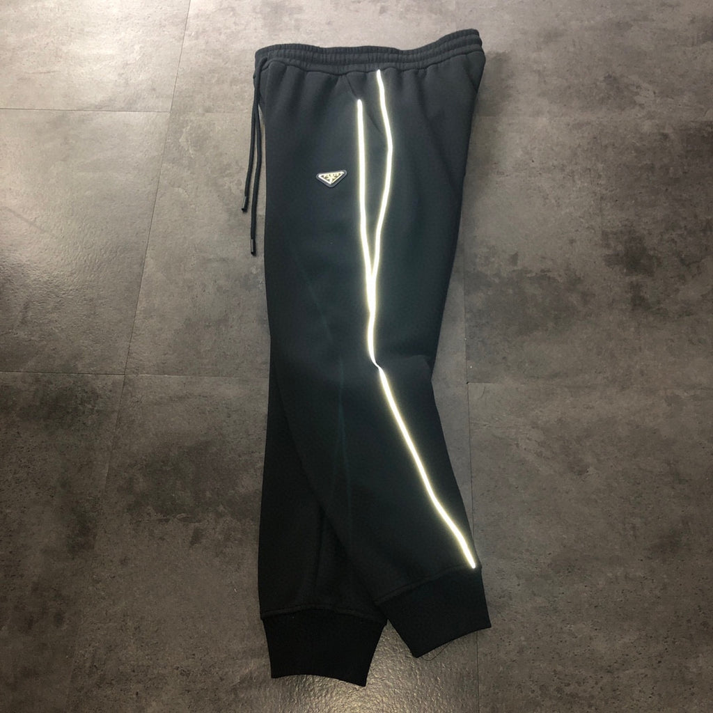 PR Autumn and winter thickened fleece reflective trousers 1824101203