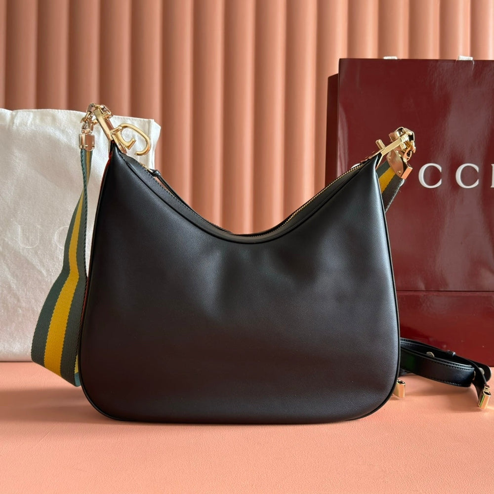 Gi Attache Large Shoulder Bag 35cm Leather