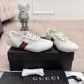 Gi Flex Sneakers White Leather Suede 929234