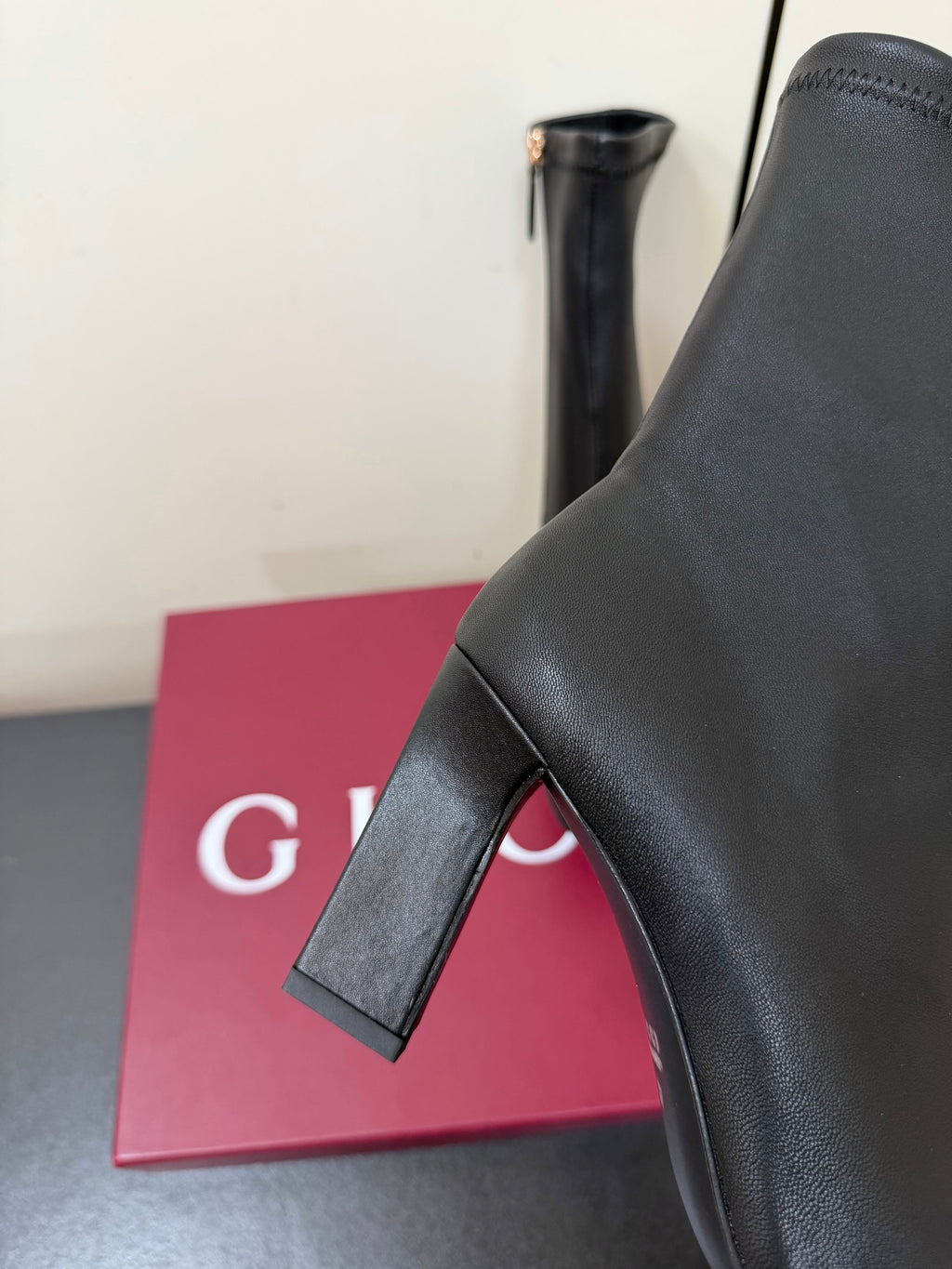 Gi Signora Horsebit Ankle Boots 8.5CM Black Leather 984468