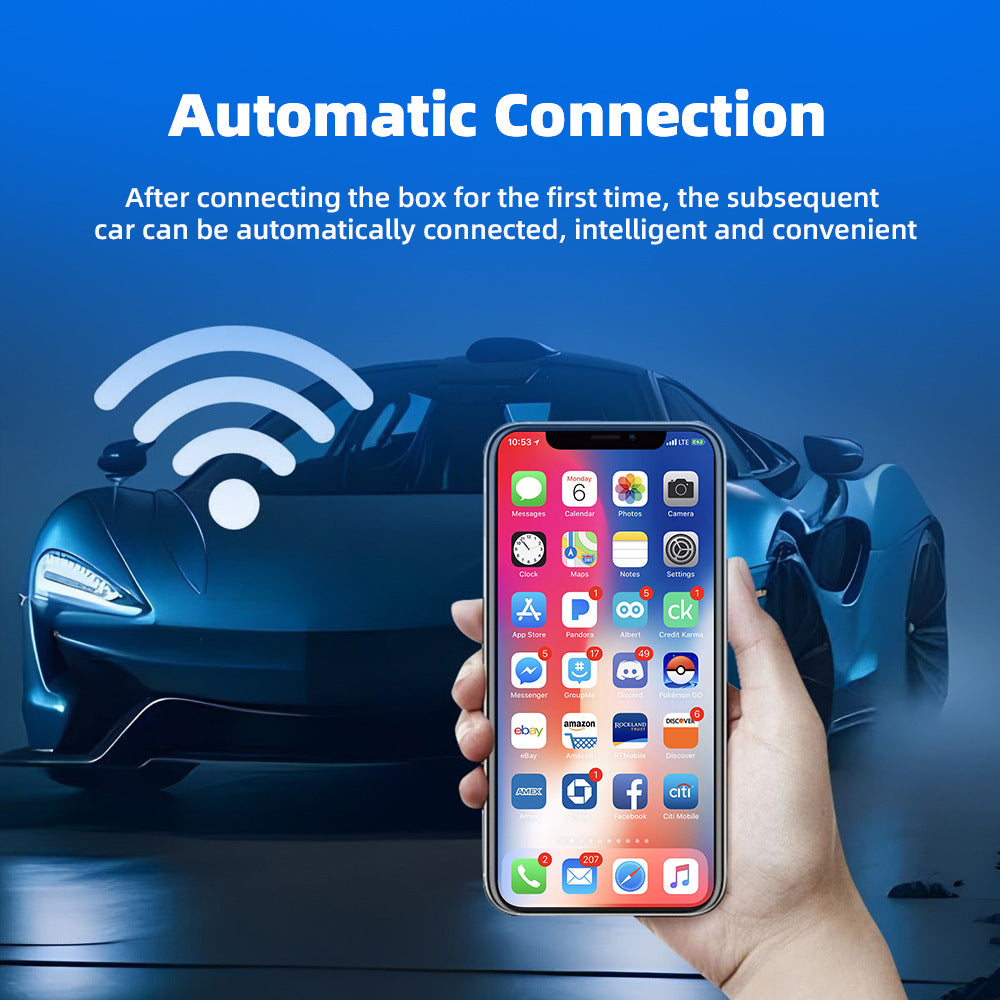 Mini Cube 3.0 Adattatore Wireless per CarPlay e Android Auto