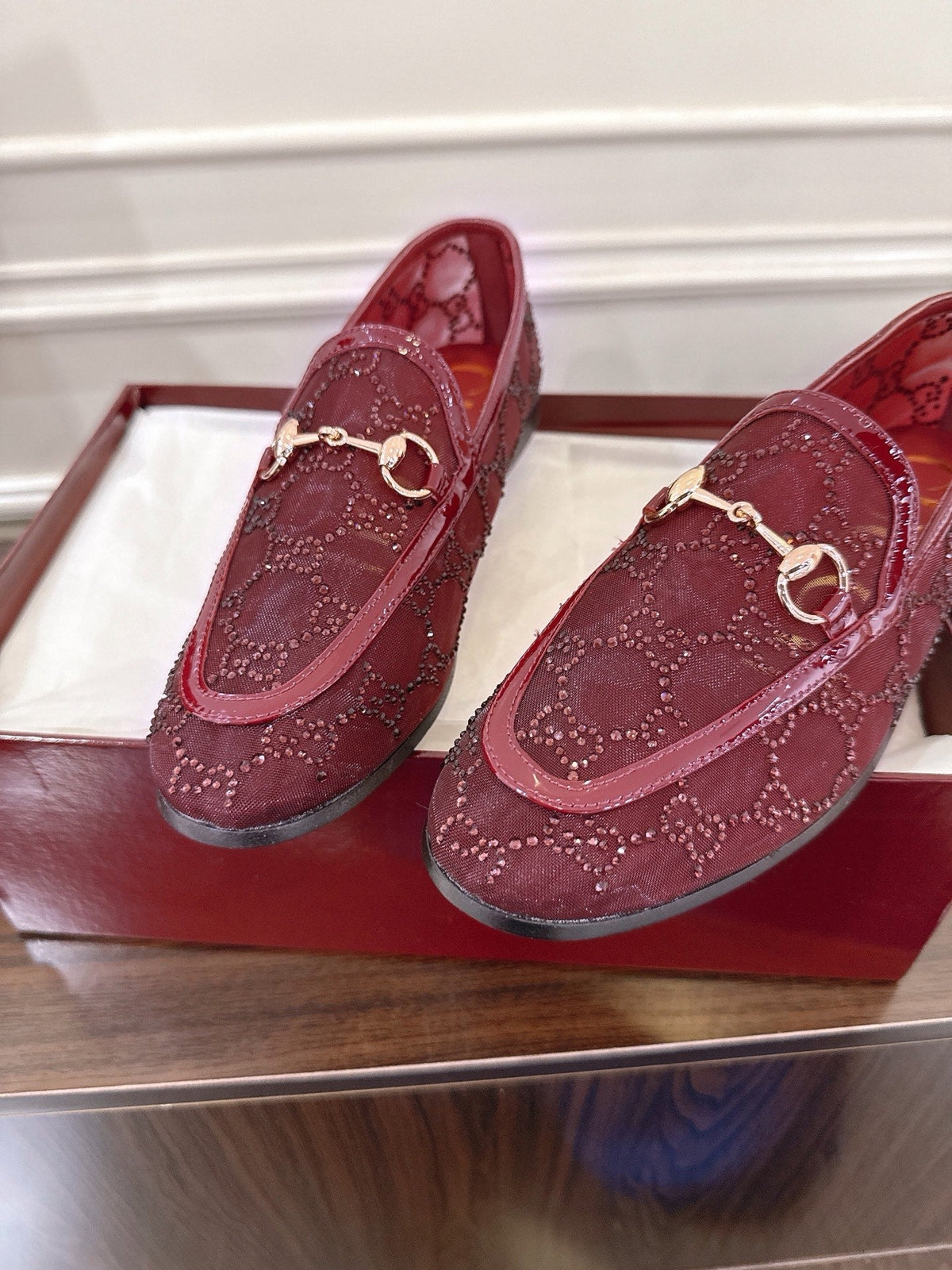 Gi Jordaan Loafer Mesh With Crystal