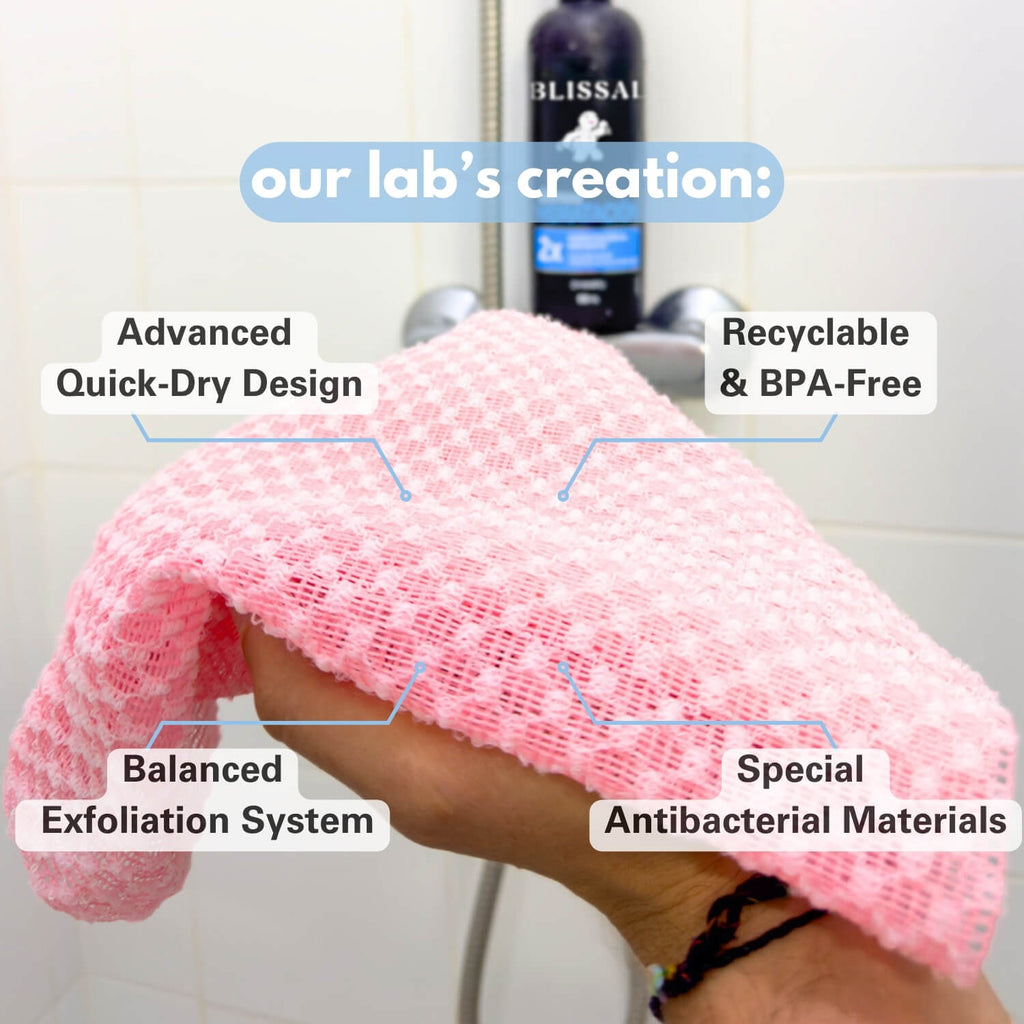 Exfoliating Antibacterial Shower Towel