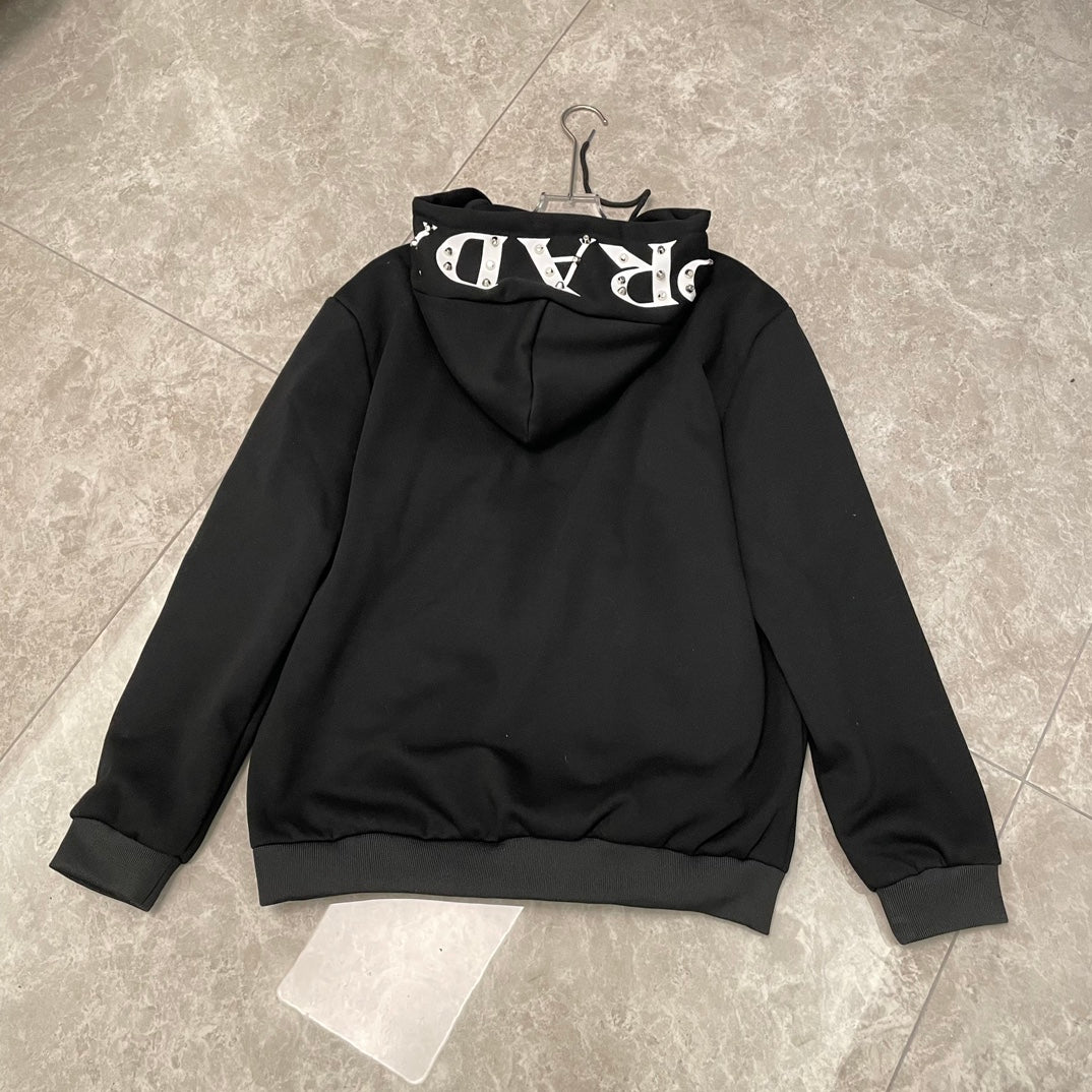 PR studded hoodie coat 1824091004