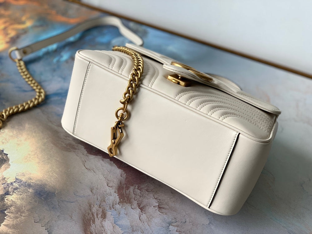 Gi Marmont 26.5cm Calfskin Gold Hardware