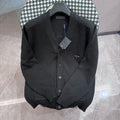 PR V-neck knitted cardigan 1824091806