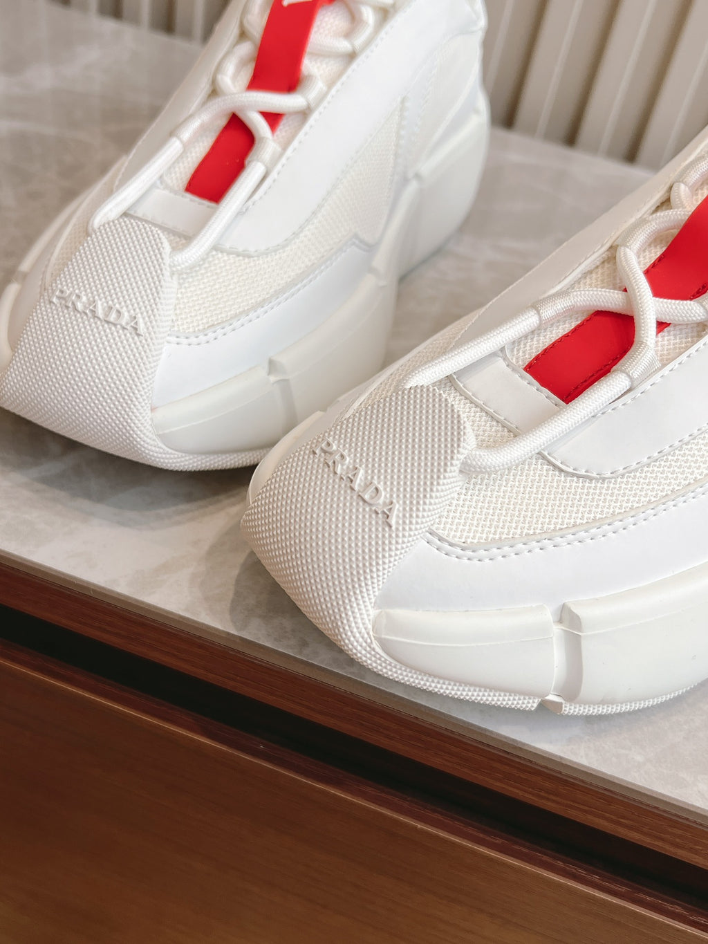 PR Mesh lace-up sneakers 1824091313