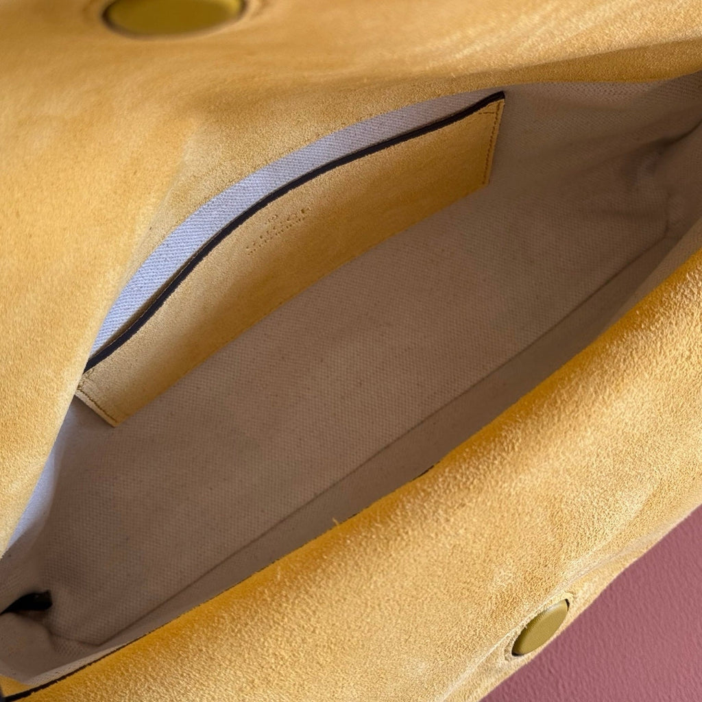 Gi Medium Shoulder Bag With Chain Suede