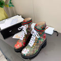 Gi ankle boots Multicolor Floral Sheepskin