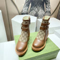 Gi ankle boots monogram cowhide