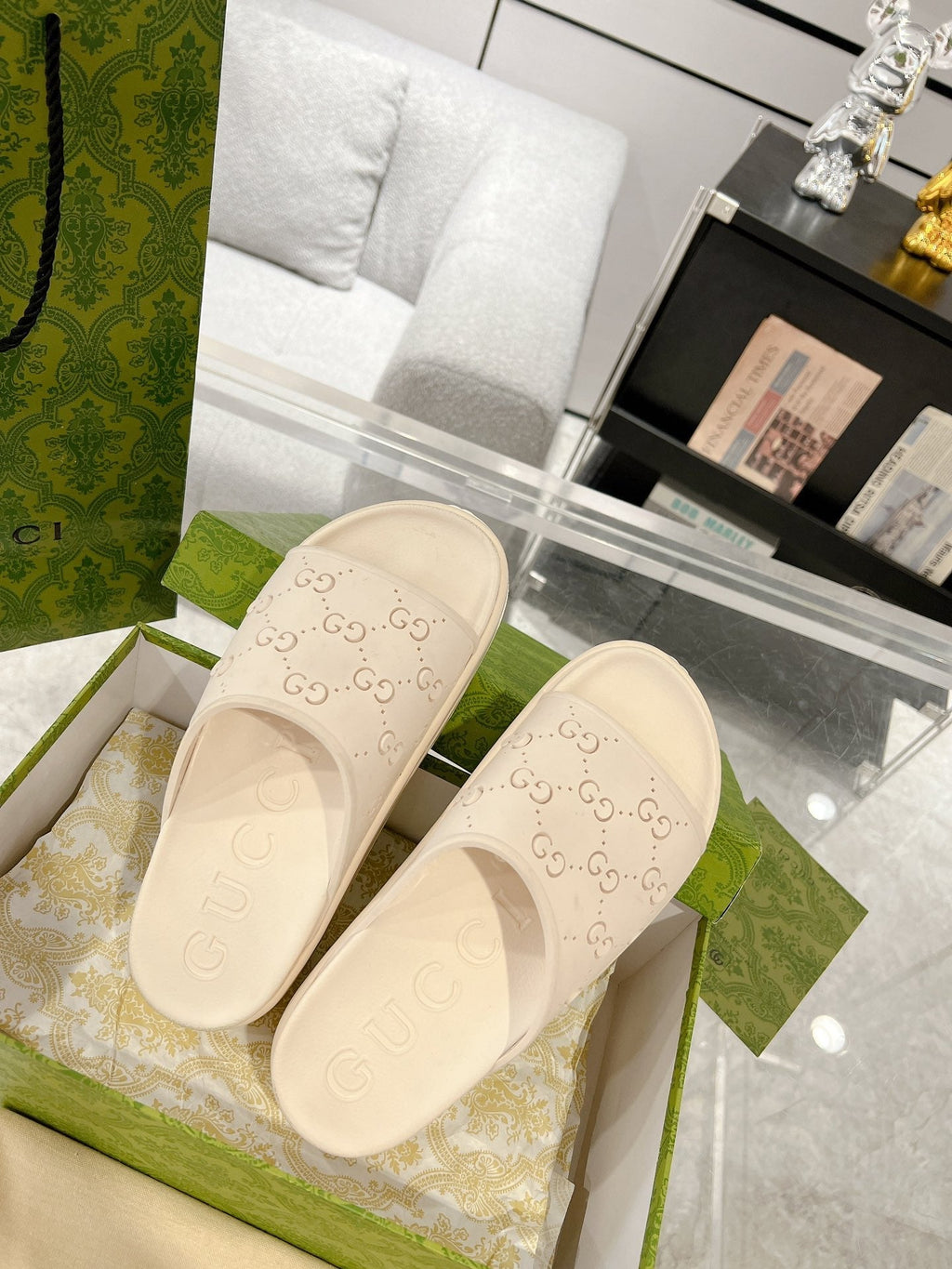 GC 25 50mm Monogram Slide Sandal