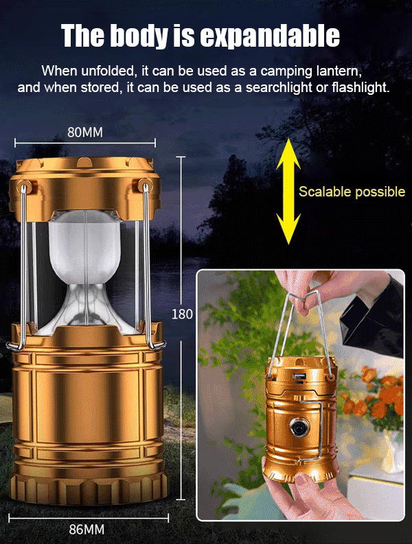 🔥【Zero electricity bills all year round!】Waterproof Multifunctional Solar Light