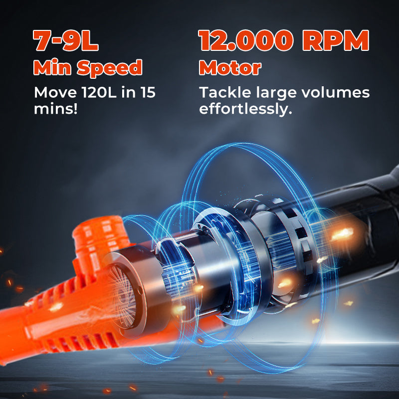 🔥 50% OFF NOW! ✨Battery Powered Liquid Transfer Pump - Fast & Safe Siphoning for Fuel, Water & Oils with Auto-Stop Function ⛽🔋