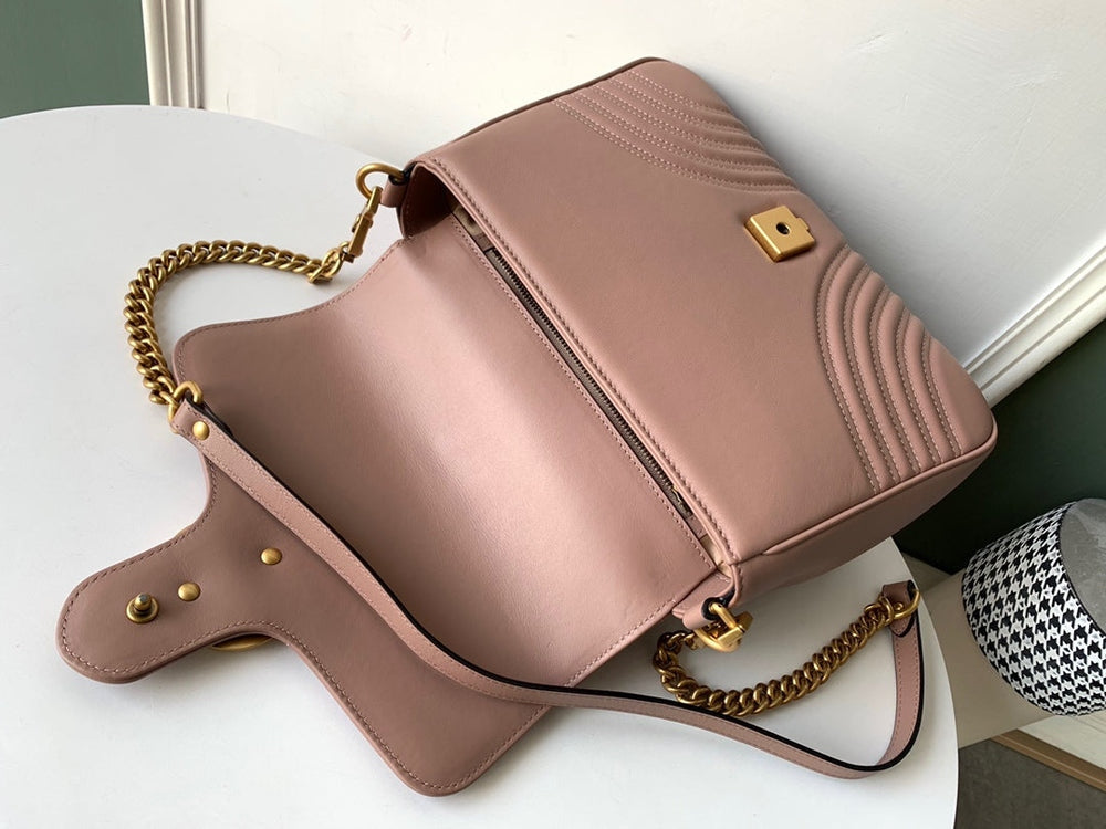 Gi Marmont 26.5cm Calfskin Gold Hardware