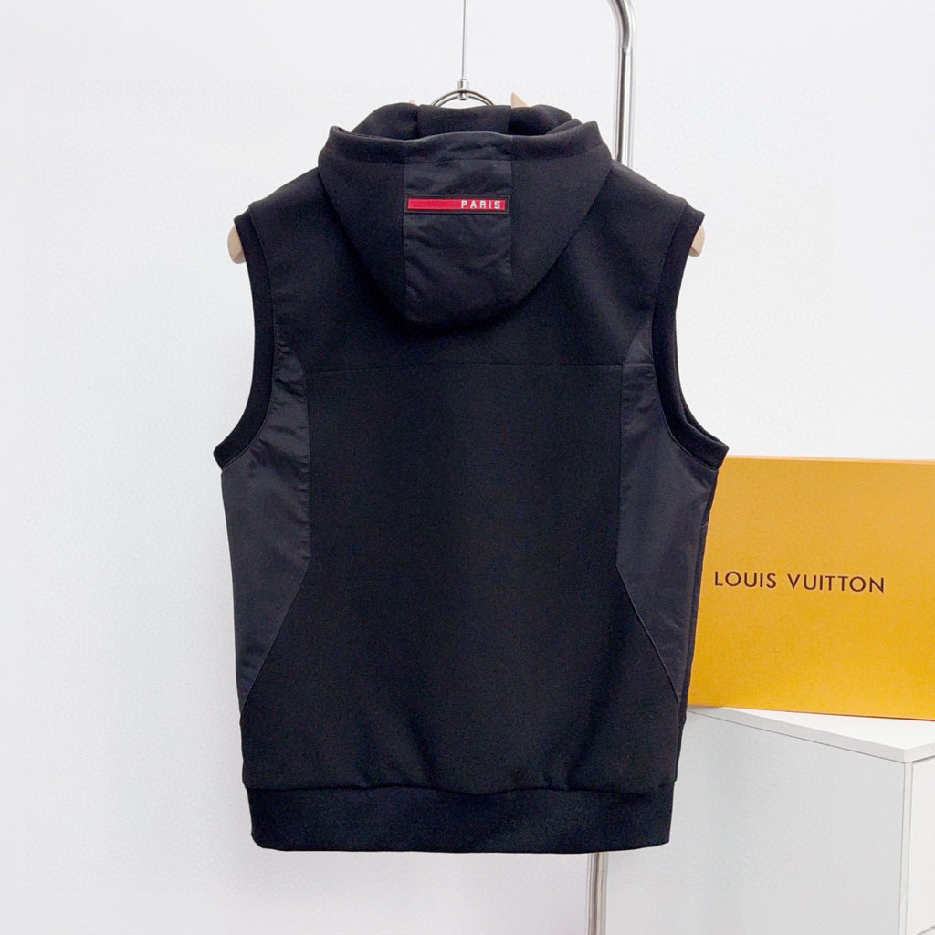 PD Men's hooded vest jacket 1825122201