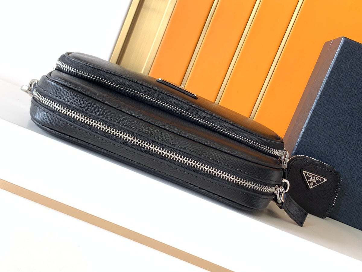 PRA Single-shoulder crossbody double-layer messenger bag 1826091108
