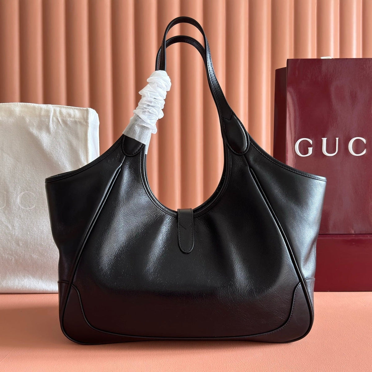 Gi Mercato Medium Tote Bag Lambskin 35 cm