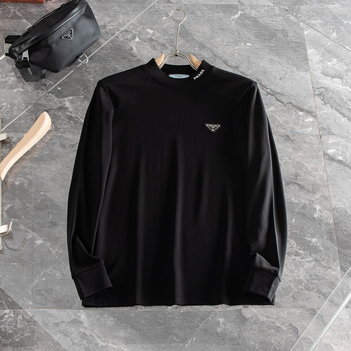 PR New autumn and winter modal cotton blended half turtleneck bottoming shirt 1824111504