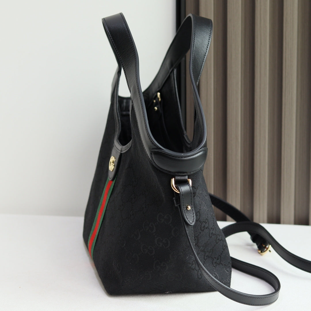 Gi 2026 Giglio Shoulder Bag 25cm Canvas Calfskin