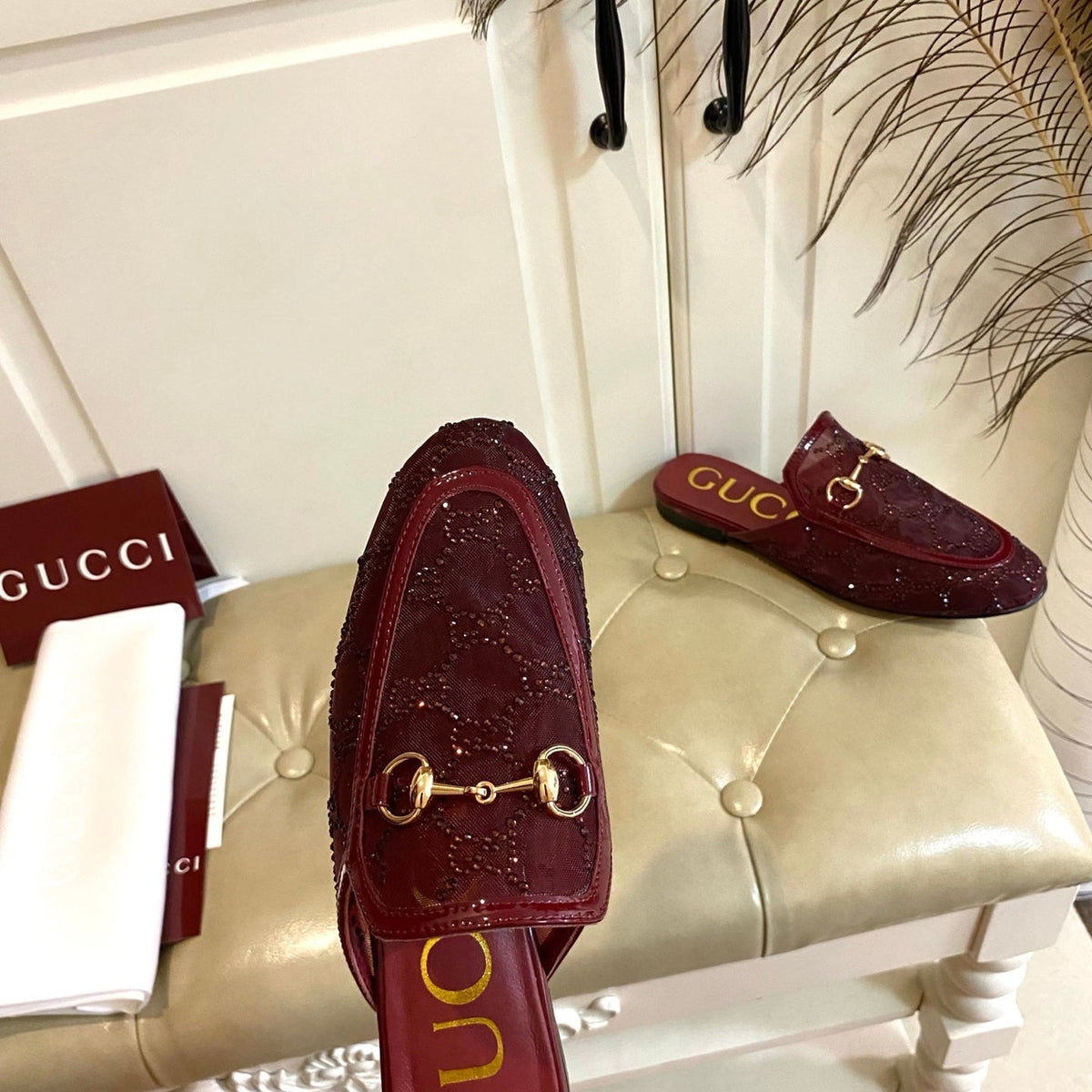 Gi PrinceTown Mule Mesh With Crystal