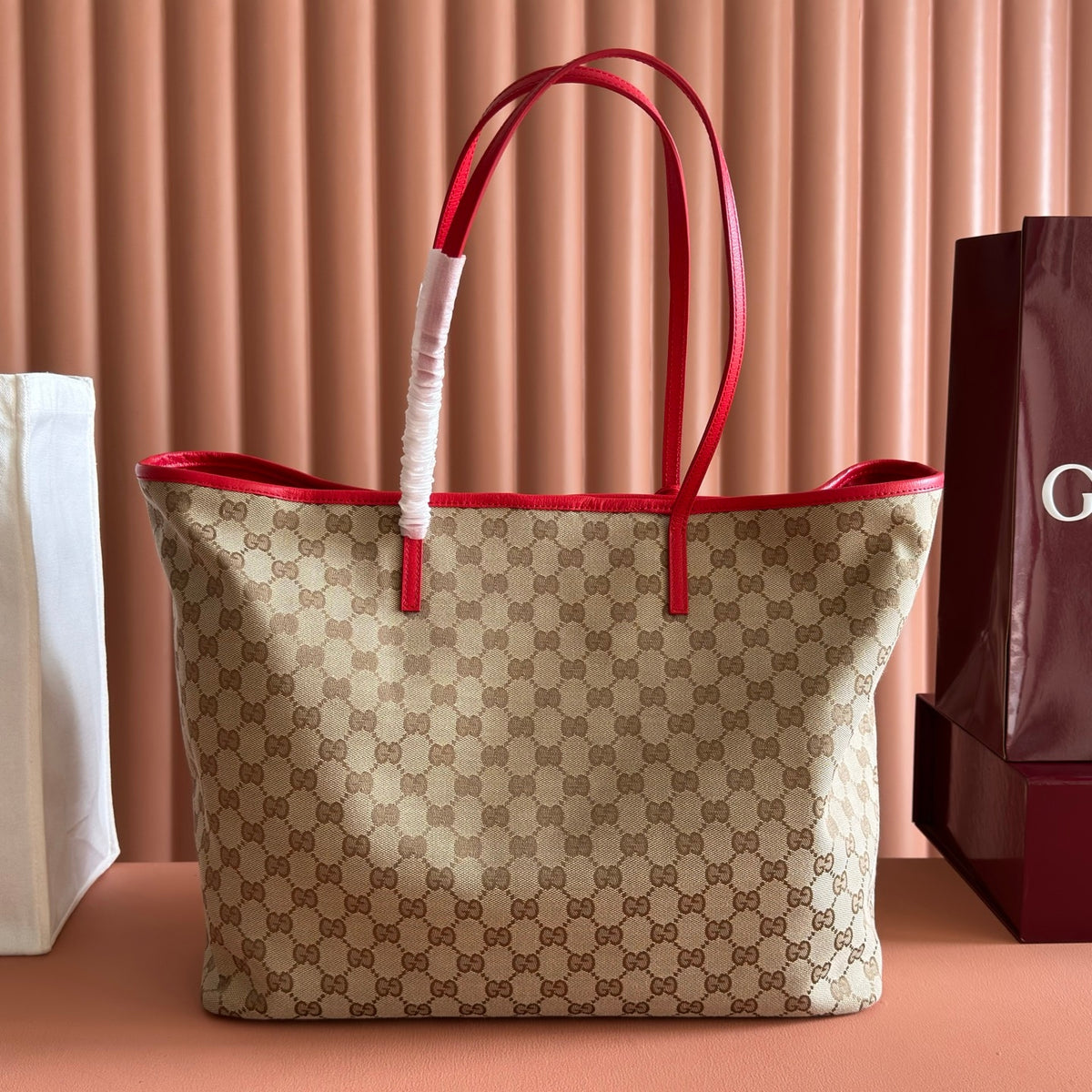 Gi Tribeca Large Tote Bag Canvas Cowhide 38 cm