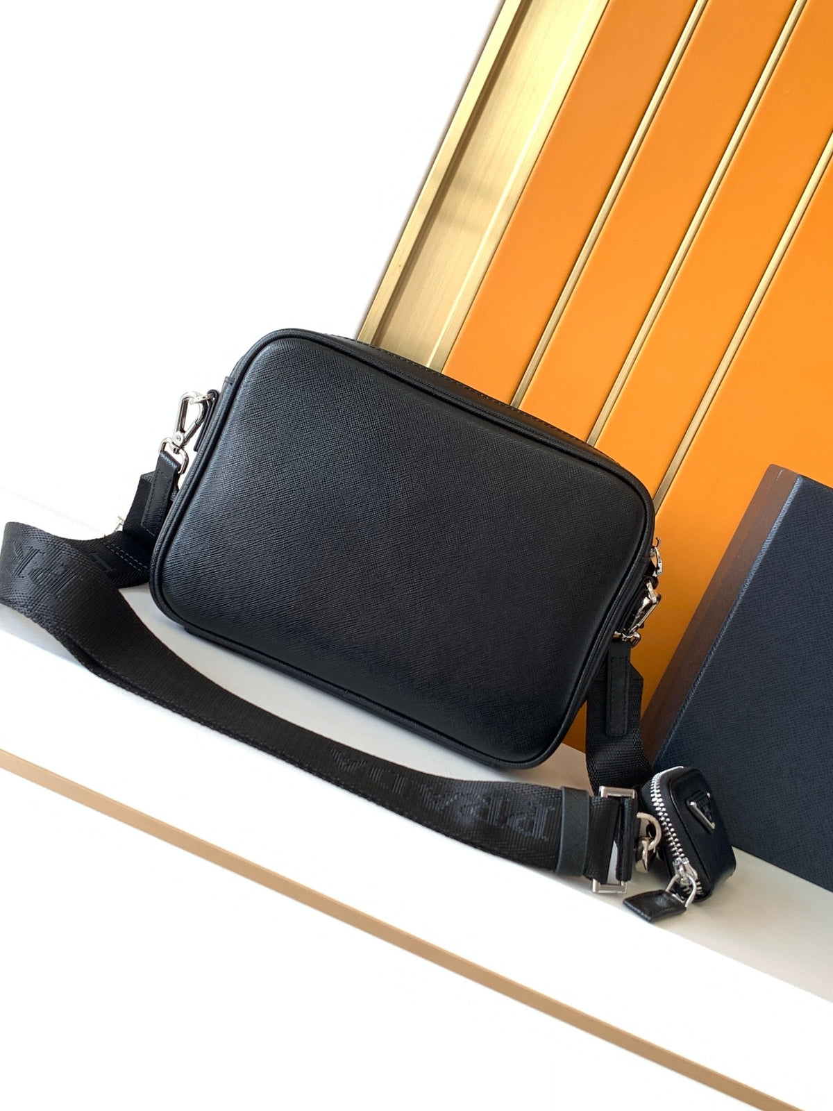 PRA Single-shoulder crossbody double-layer messenger bag 1826091108