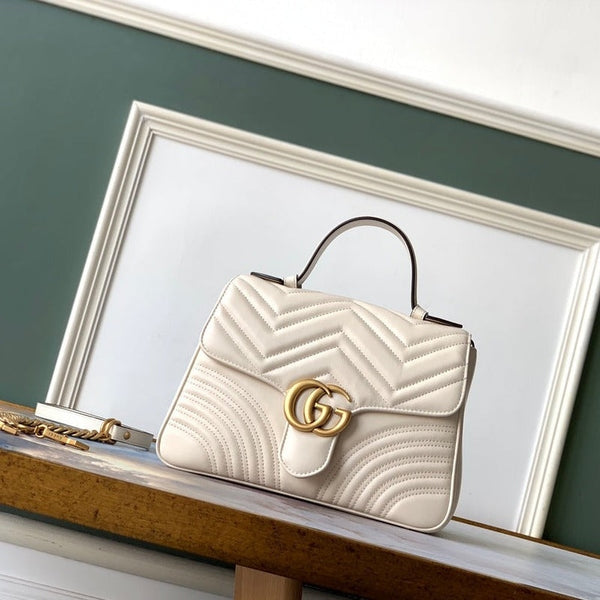 Gi Marmont 26.5cm Calfskin Gold Hardware
