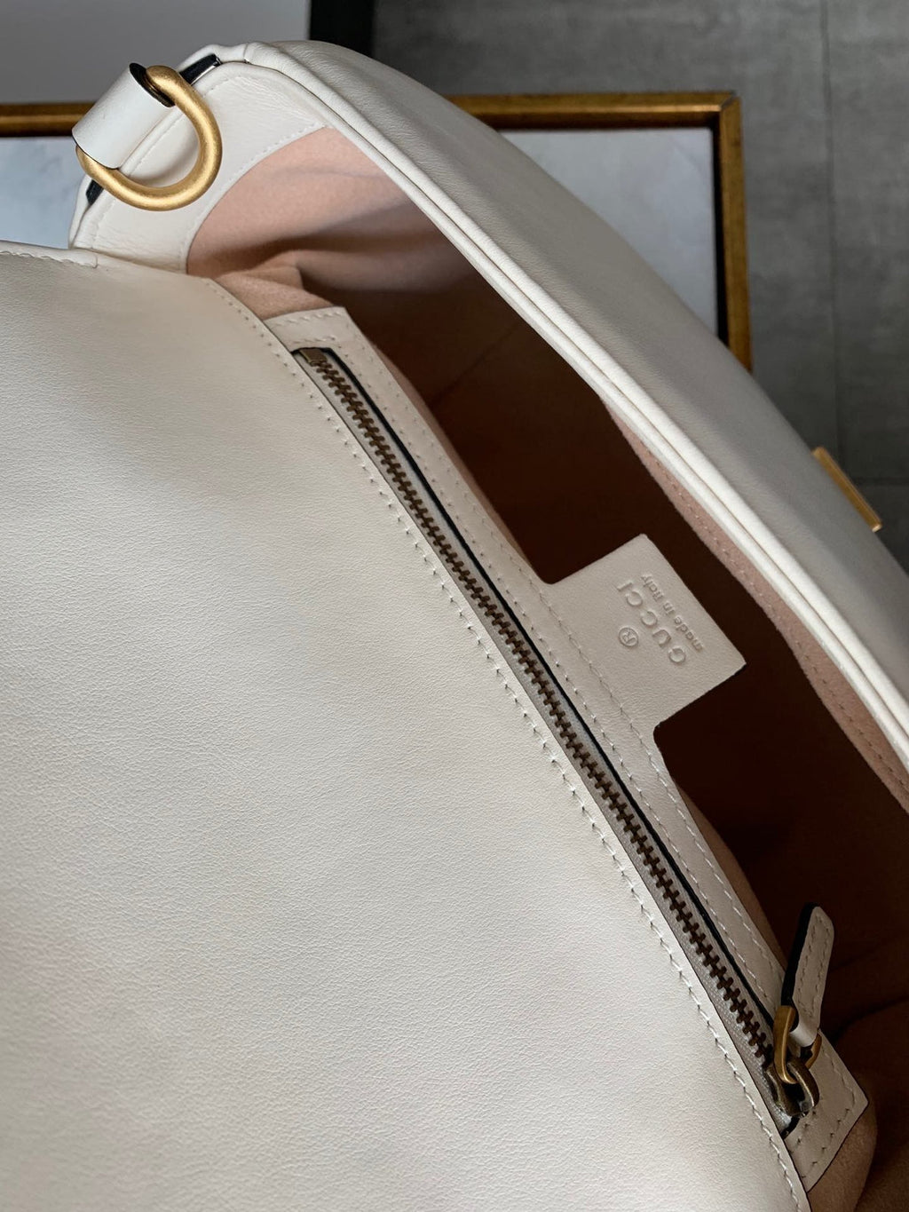 Gi Marmont 26.5cm Calfskin Gold Hardware