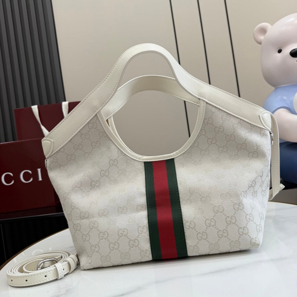 Gi 2026 Giglio Shoulder Bag 25cm Canvas Calfskin