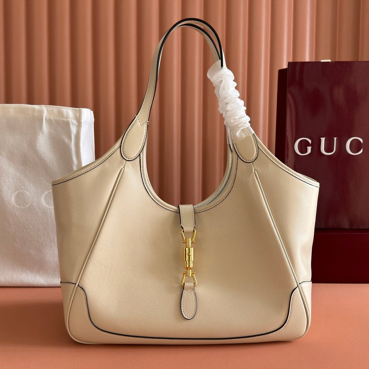 Gi Mercato Medium Tote Bag Lambskin 35 cm