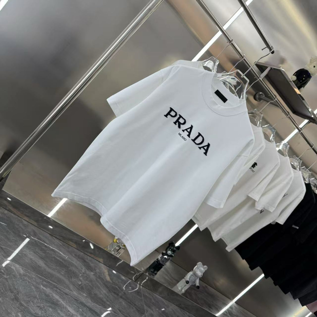 PR Cotton embroidery couple T-shirt 1825052021