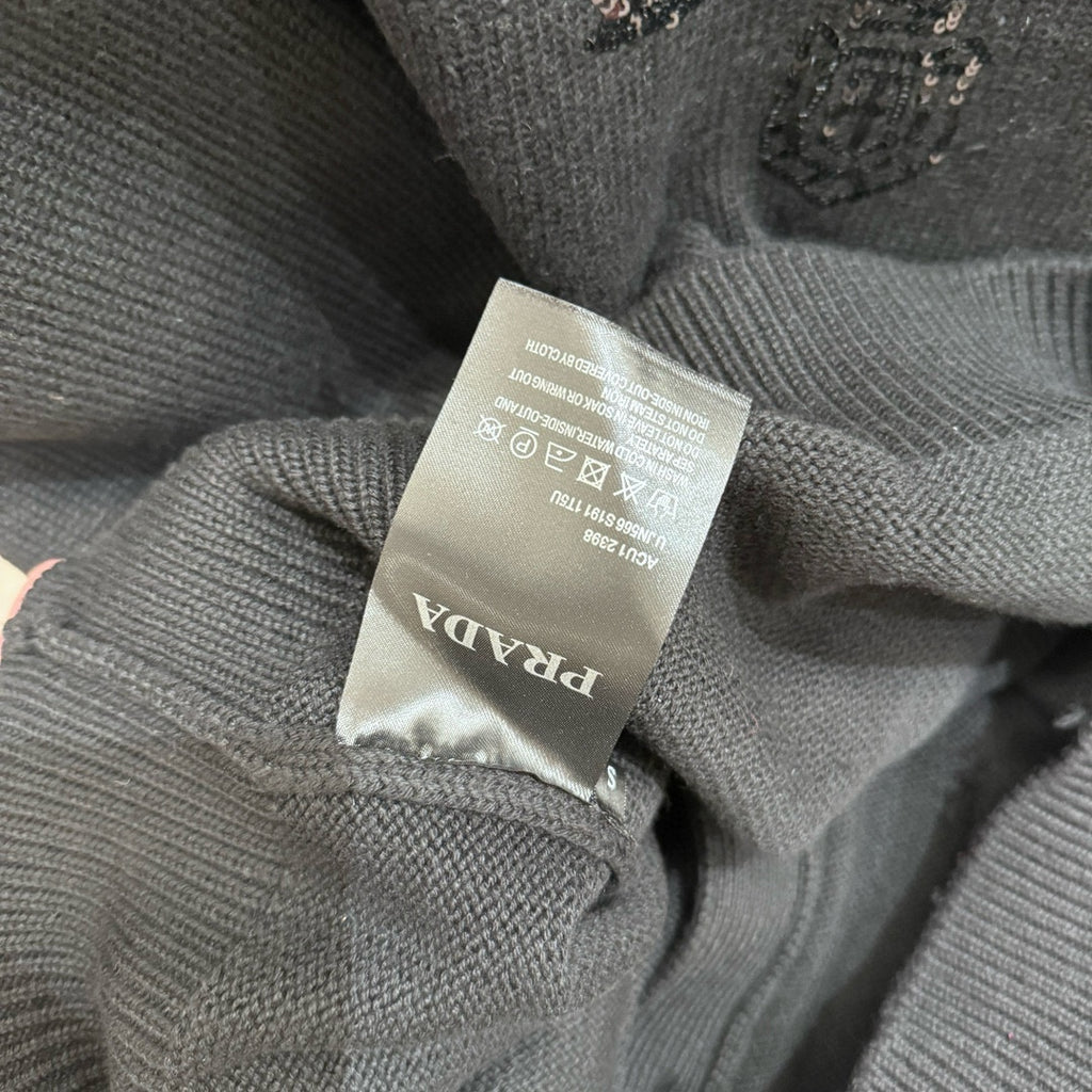 PR V-neck knitted cardigan 1824091806