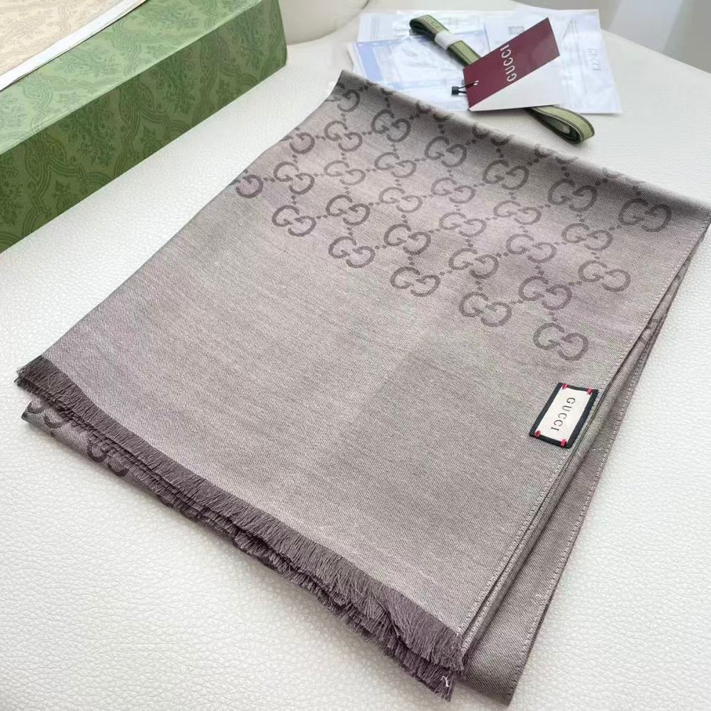 Gi Houndstooth Scarf 180CM Cashmere