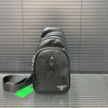 Crocodile Print Men's Crossbody Shoulder Bag 1025040302