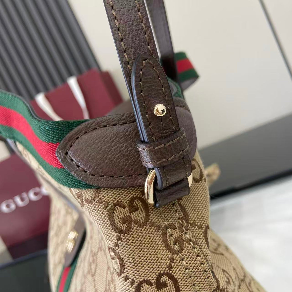 Gi 25 Giglio 25cm Bag Canvas Leather