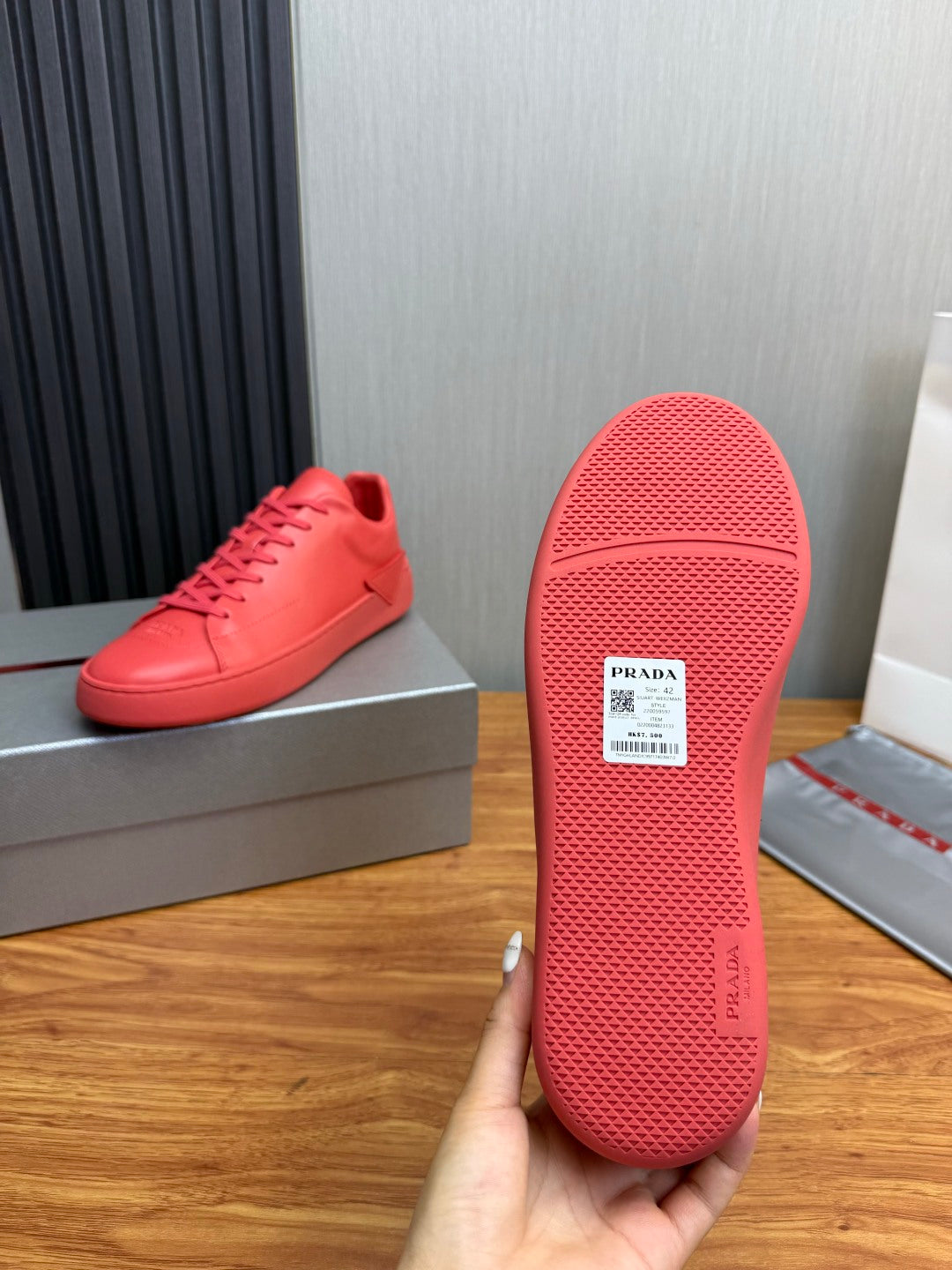 PR Court leather sneakers 1826051902