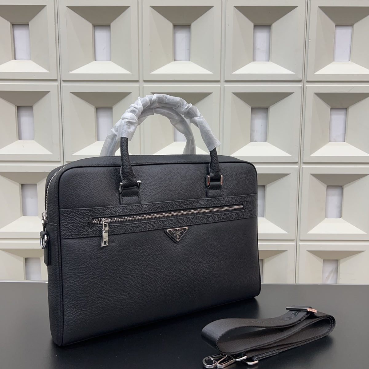 PR leather briefcase 1825111310