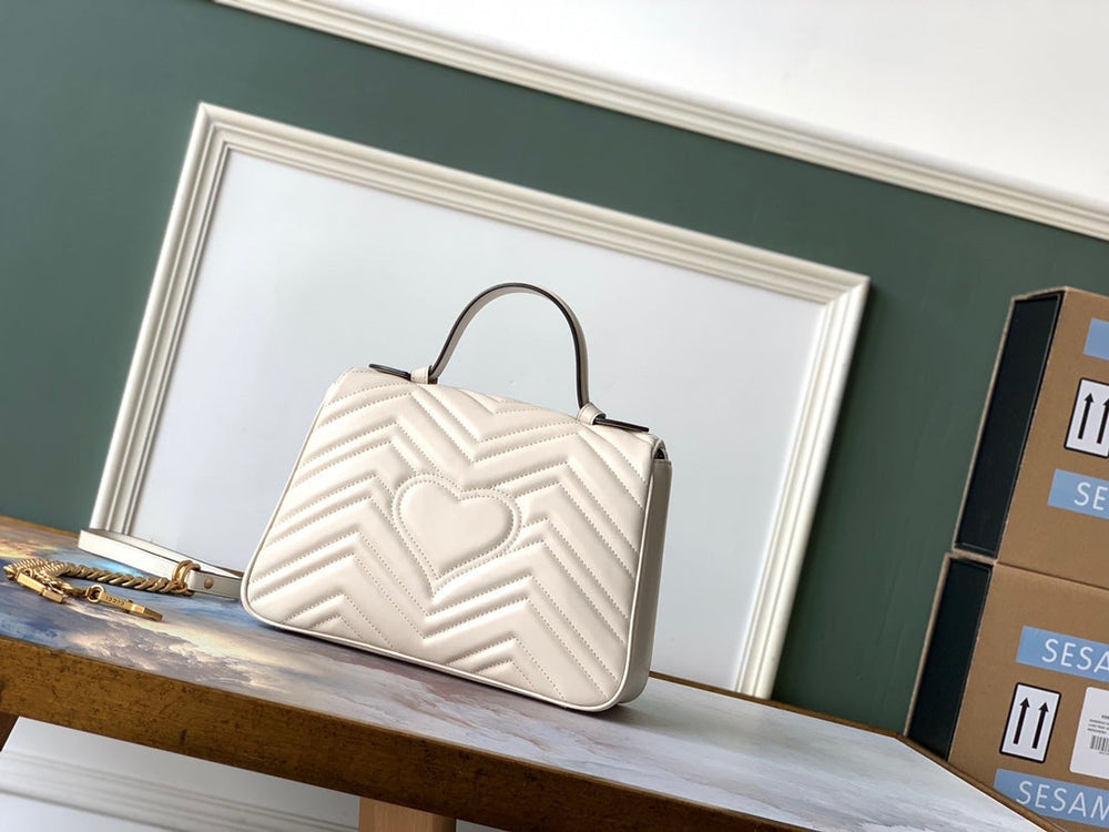 Gi Marmont 26.5cm Calfskin Gold Hardware