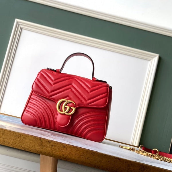 Gi Marmont 26.5cm Calfskin Gold Hardware