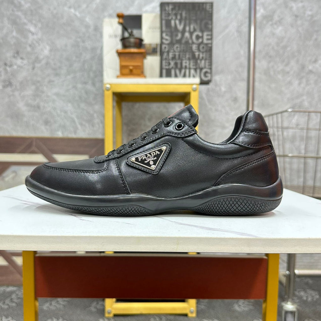 PR Leather lace-up sneakers 1824101301